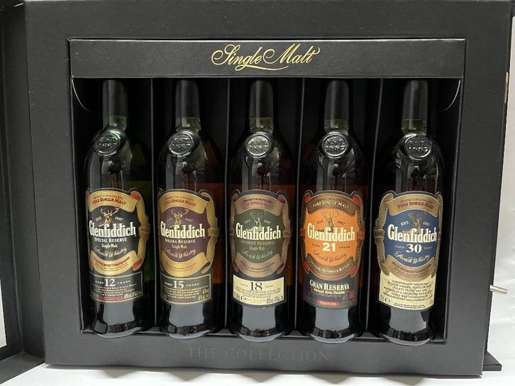 Glenfiddich Single Malt Collection Pre-2007, Verzamelen, Wijnen, Nieuw, Ophalen