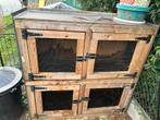 Konijnenhok/flat, Dieren en Toebehoren, Ophalen, Zo goed als nieuw