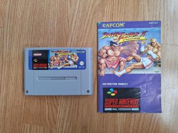 SF 2 Turbo met handleiding voor de Super Nintendo (SNES) beschikbaar voor biedingen