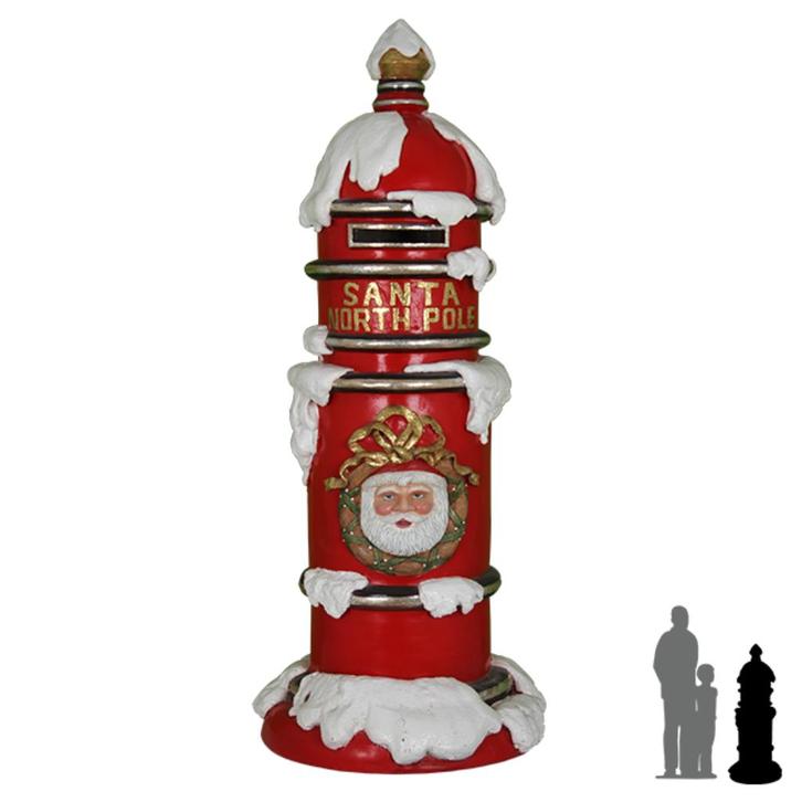 Santa mailbox beeld – Kerstman Hoogte 140 cm, Diversen, Kerst, Nieuw, Ophalen