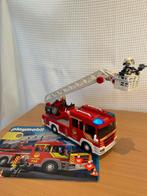 Playmobil Grote brandweer ladderwagen -4820, Ophalen of Verzenden, Zo goed als nieuw, Complete set