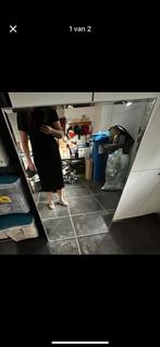 Grote spiegel 120x80cm, Huis en Inrichting, Woonaccessoires | Spiegels, Ophalen, Zo goed als nieuw, Rond