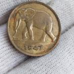 Munt / België / Belgisch Congo / 5 Frank / 1947, Ophalen of Verzenden, Losse munt