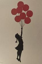 BANKSY : lithographie encadrée et numérotée à la main, Ophalen of Verzenden