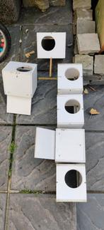 Nestkastjes en nestmateriaal kleine gezelschapsvogels., Dieren en Toebehoren, Ophalen of Verzenden, Zo goed als nieuw