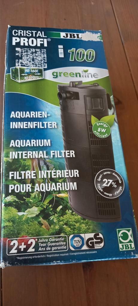 Jbl cristalprofi i100 greenline, Dieren en Toebehoren, Vissen | Aquaria en Toebehoren, Zo goed als nieuw, Filter of Co2, Ophalen
