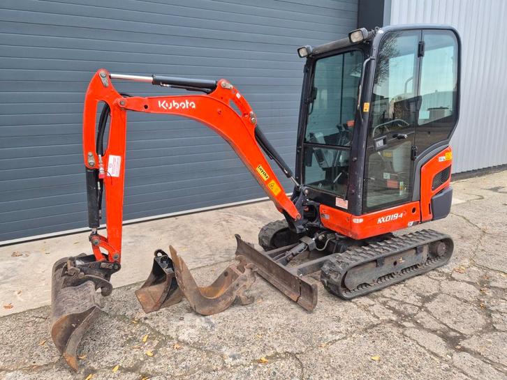 Kubota KX019-4 Minigraver Graafmachine (2018), Zakelijke goederen, Machines en Bouw | Kranen en Graafmachines, Graafmachine, Ophalen