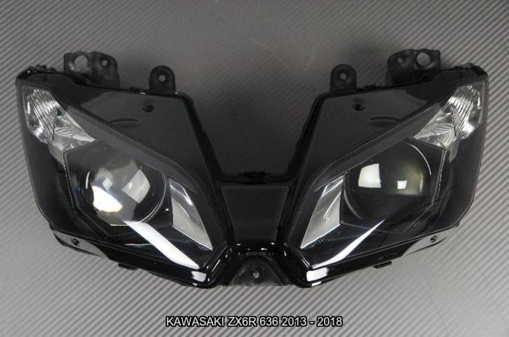 Koplamp / Voorlicht AVDB KAWASAKI ZX6R 636 2013 - 2018, Motoren, Accessoires | Overige, Nieuw, Ophalen of Verzenden