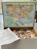 Puzzle en bois VICTORY 1972 650 États-Unis et Amérique, rare, Comme neuf, 500 à 1500 pièces, Puzzle, Enlèvement ou Envoi