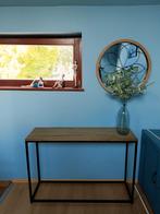 Console bois et métal noir, Maison & Meubles, Enlèvement, Neuf, Métal