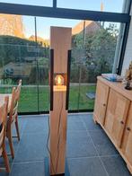 Vloerlamp eik, Huis en Inrichting, Lampen | Vloerlampen, Ophalen, Zo goed als nieuw