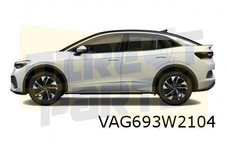 Volkswagen ID.5 (6/22-) achterportier Rechts Origineel! 11E8, Auto-onderdelen, Carrosserie, Deur, Volkswagen, Nieuw, Verzenden
