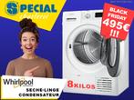 sèche-linge condensateur WHIRLPOOL, Neuf, Enlèvement ou Envoi, 85 à 90 cm, Chargeur frontal