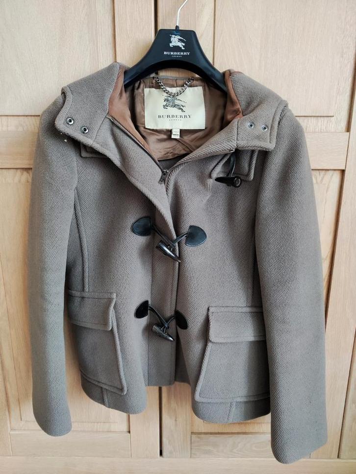 Burberry duffle coat jack van 100% wol, Kleding | Dames, Jassen | Winter, Ophalen