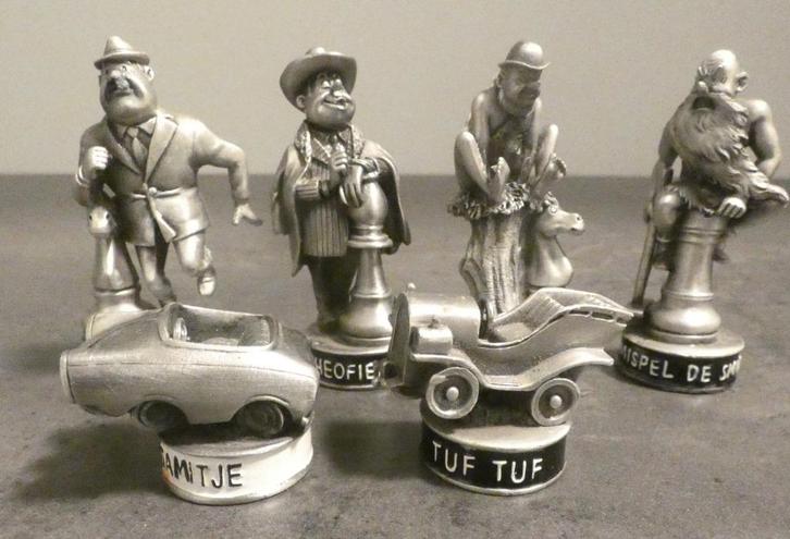 Schaakstukken van Suske en Wiske [1914}, Verzamelen, Stripfiguren, Gebruikt, Beeldje of Figuurtje, Suske en Wiske, Ophalen of Verzenden