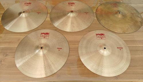 Paiste 2002 Crash Cymbals, Muziek en Instrumenten, Drumstellen en Slagwerk, Gebruikt, Overige merken, Ophalen