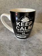 MOK KEEP CALM coffee is loading TAS, Ophalen of Verzenden, Nieuw, Keramiek, Kop(pen) en/of Schotel(s)