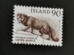 Islande 1980 - animaux sauvages - renard arctique, Timbres & Monnaies, Timbres | Europe | Scandinavie, Affranchi, Enlèvement ou Envoi