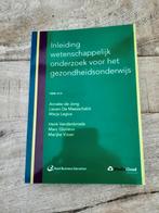 Inleiding wetenschappelijk onderzoek voor het gezondheidsond, Ophalen, Zo goed als nieuw, Hoger Onderwijs