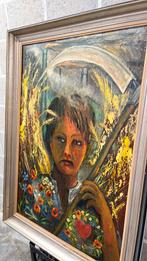 Schilderij. Vovaneska  Merelbeke 1970., Antiek en Kunst, Ophalen