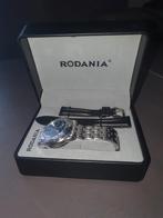 Montres rodania +boite+2 bracelets en cuir, Collections, Comme neuf, Enlèvement ou Envoi