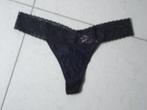 Hunkemöller string, dames. mt L, Hunkemöller, Enlèvement ou Envoi, Noir, String