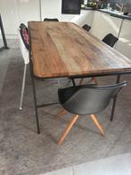 Eettafel met 6 stoelen, Huis en Inrichting, Complete eetkamers, Ophalen, Zo goed als nieuw, Stylvol, 6 tot 8 stoelen