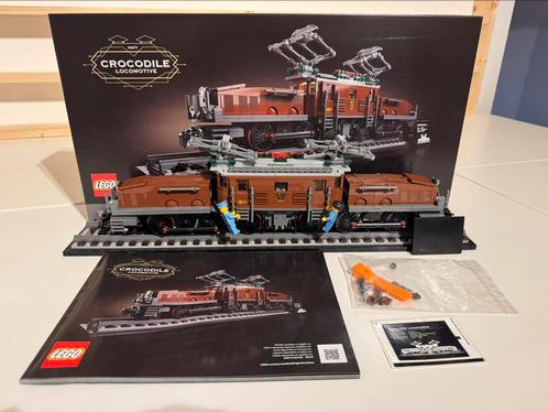 Lego 10277 Crocodile locomotive, Kinderen en Baby's, Speelgoed | Duplo en Lego, Zo goed als nieuw, Lego, Complete set, Ophalen of Verzenden