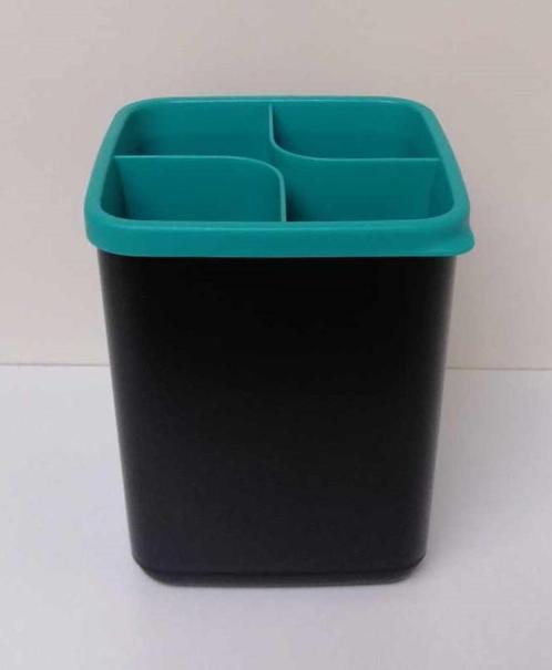 Tupperware Cube à Ustensiles - Noir & Vert, Maison & Meubles, Cuisine| Tupperware, Neuf, Boîte, Vert, Enlèvement ou Envoi