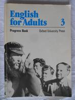 English for Adults 3 : Progress Book, Livres, Livres d'étude & Cours, Utilisé, Enlèvement ou Envoi