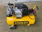 Stanley compressor  v-twin  3 pk / 50 l / 10 bar, Bricolage & Construction, Compresseurs, Comme neuf, Mobile, 25 à 100 litres