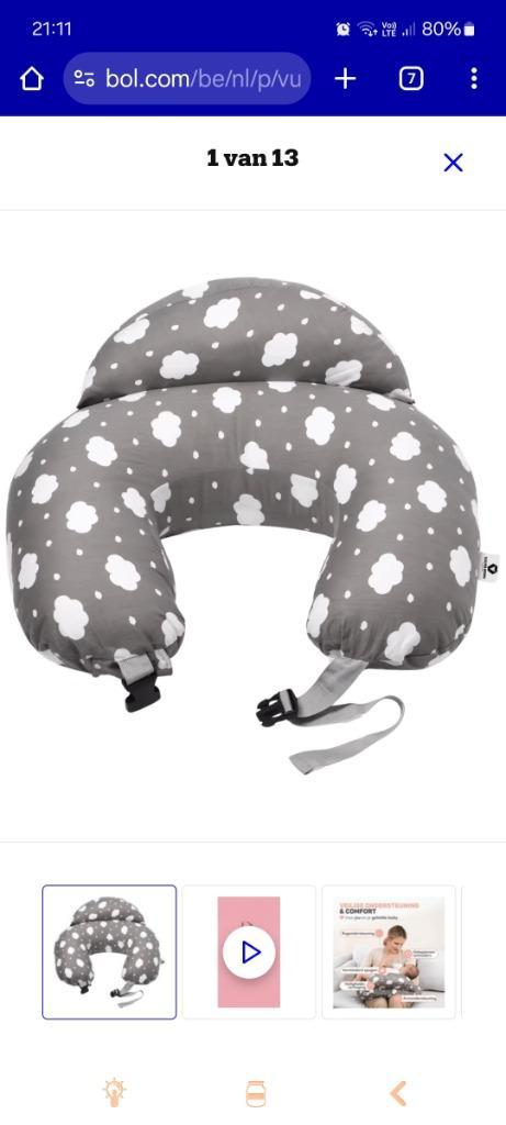 Voedingskussen - Zwangerschapskussen, Kinderen en Baby's, Babyvoeding en Toebehoren, Zo goed als nieuw, Voedingskussen, Ophalen