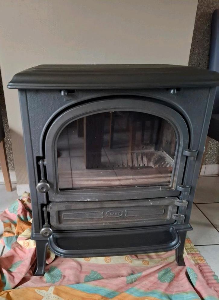 Houtkachel: Saey 94 Evo, Maison & Meubles, Poêles, Utilisé, Autoportant, Poêle à bois, Bois, Enlèvement