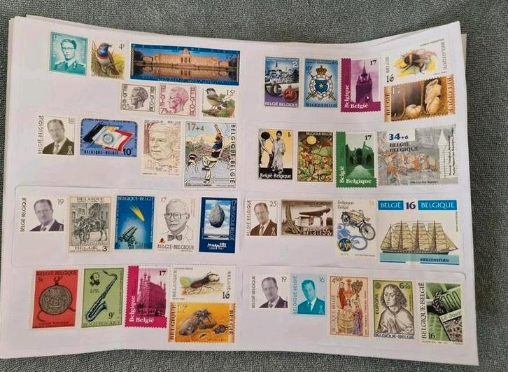 Postzegel etiketten zie beschrijving 1€ per etiket, Postzegels en Munten, Postzegels | Europa | België, Postfris, 1 plakker, Overig