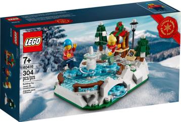 LEGO 40416 Christmas      La patinoire    Noël   neuf, Enlèvement ou Envoi, Neuf, Ensemble complet, Lego