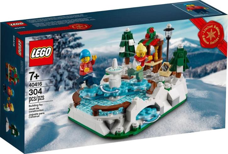 LEGO 40416 Kerst De nieuwe kerstijsbaan, Kinderen en Baby's, Speelgoed | Duplo en Lego, Nieuw, Lego, Complete set, Ophalen of Verzenden