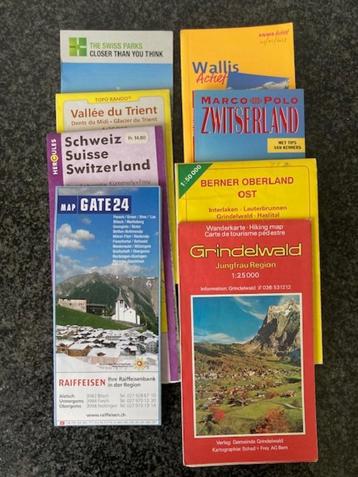 Reisgidsen en kaarten van Zwitserland
