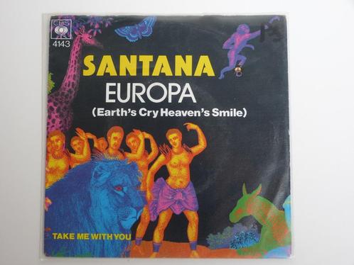 Santana Europa (Earth's Cry Heaven's Smile) 7" 1976, CD & DVD, Vinyles Singles, Utilisé, Single, Pop, 7 pouces, Enlèvement ou Envoi
