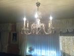 Lusters kristal, Huis en Inrichting, Lampen | Kroonluchters, Ophalen, Zo goed als nieuw