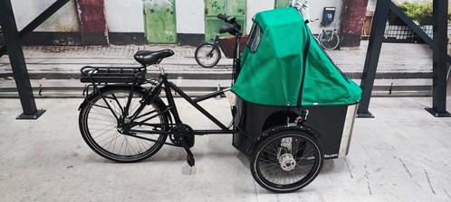 Nihola family Elektrische bakfiets in perfecte staat!!, Vélos & Vélomoteurs, Vélos | Vélos avec bac, Comme neuf, Enlèvement ou Envoi