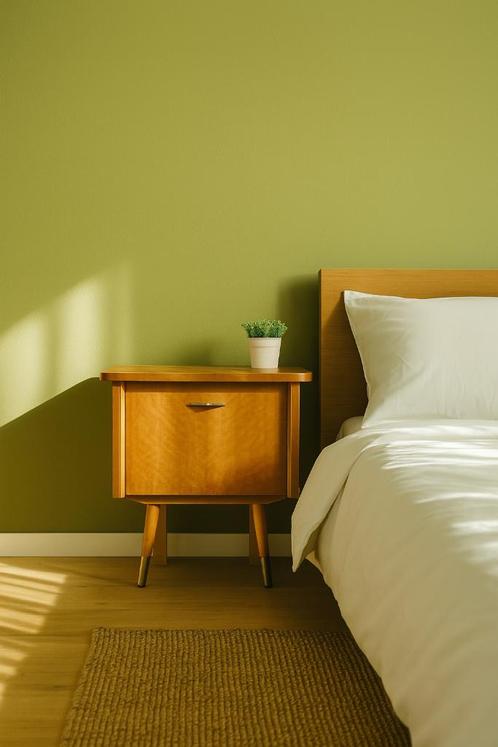 Prachtige set vintage nachtkastjes, Huis en Inrichting, Slaapkamer | Nachtkastjes, Gebruikt, Hout, Ophalen of Verzenden
