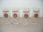 4 Glazen Primus, Verzamelen, Ophalen of Verzenden, Zo goed als nieuw, Bierglas