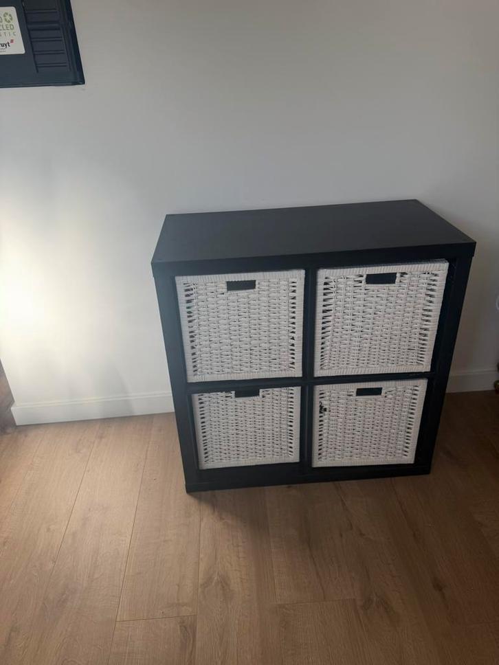 Opbergkast met 4 manden, Animaux & Accessoires, Oiseaux | Cages & Volières, Comme neuf, Enlèvement