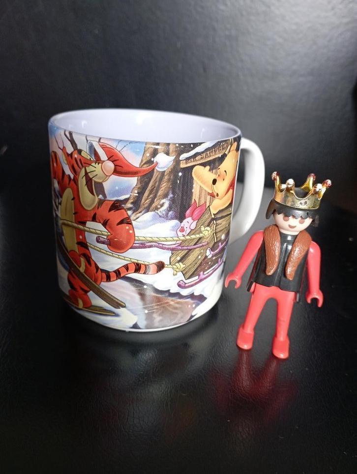 439) Winnie de poeh tas/kop, Collections, Disney, Comme neuf, Service, Winnie l'Ourson ou amis, Enlèvement ou Envoi