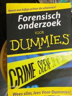 Boek forensisch onderzoek, Comme neuf, Ne s'applique pas, Enlèvement ou Envoi