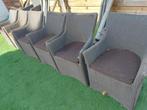 gratis 6 tuinstoelen met kussens, Tuin en Terras, Ophalen of Verzenden, Gebruikt