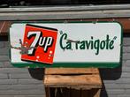 7up emaille reclamebord 1948, Ophalen of Verzenden, Gebruikt, Reclamebord