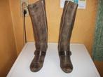 LEDEREN LAARZEN EMLIO LUCCA X, Kleding | Dames, Hoge laarzen, Bruin, Gedragen, EMILIO LUCCA X