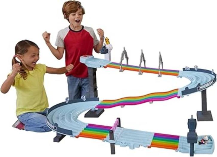 Hot Wheels Mario Kart Rainbow Track, Enfants & Bébés, Jouets | Circuits, Comme neuf, Hot Wheels, Enlèvement ou Envoi