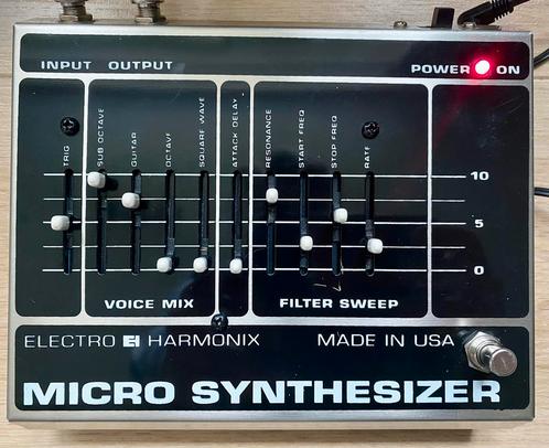 Vintage Electro Harmonix Micro Synthesizer, Musique & Instruments, Effets, Utilisé, Enlèvement ou Envoi